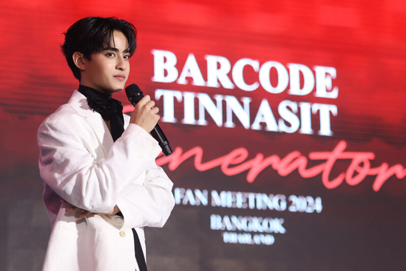 BARCODE TINNASIT “Generator” FAN MEETING 2024 BANGKOK THAILAND