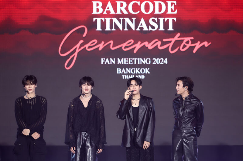 BARCODE TINNASIT “Generator” FAN MEETING 2024 BANGKOK THAILAND