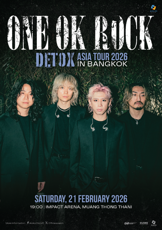 ONE OK ROCK DETOX ASIA TOUR 2026