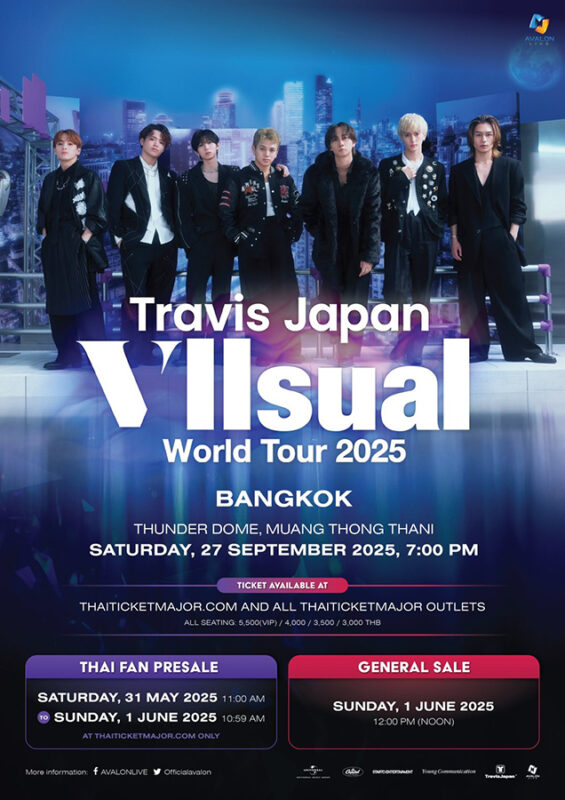 Travis Japan VIIsual World Tour 2025 in Bangkok