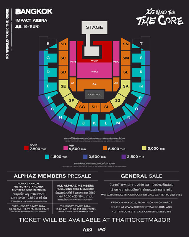 XG WORLD TOUR: THE CORE