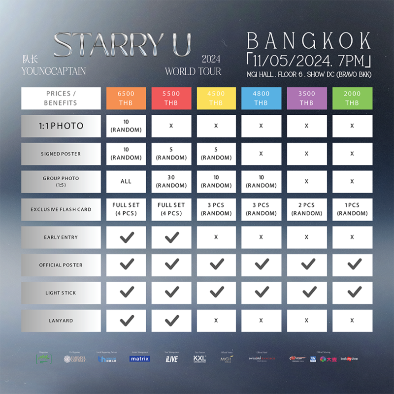 YOUNG CAPTAIN [STARRY U] WORLD TOUR 2024 in BANGKOK 