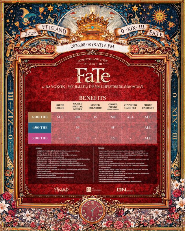 026 FTISLAND TOUR 0 — XIX — III ’FaTe‘ in BANGKOK