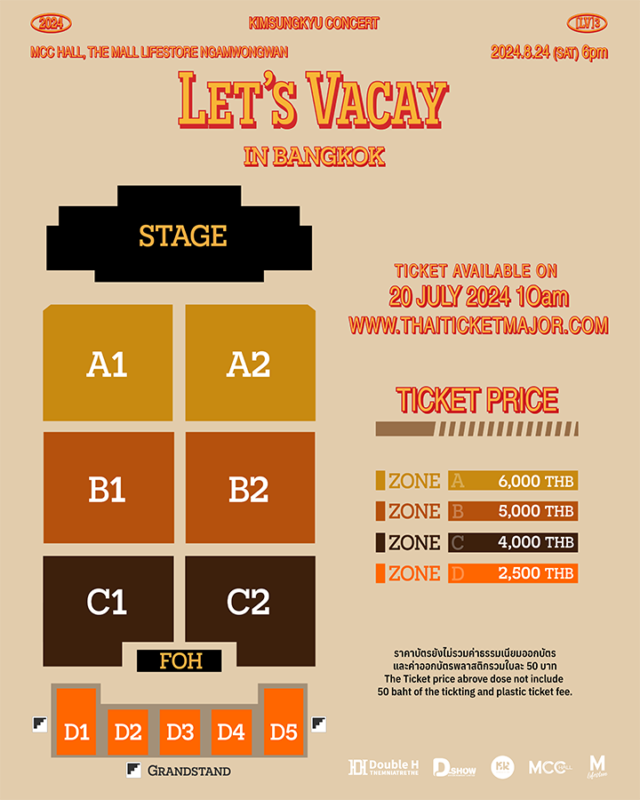 2024 KIM SUNG KYU CONCERT [LV3 : Let's Vacay] IN BANGKOK