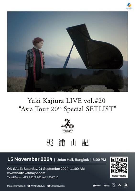  Yuki Kajiura LIVE vol.#20 'Asia Tour 20th Special SET LIST' in Bangkok