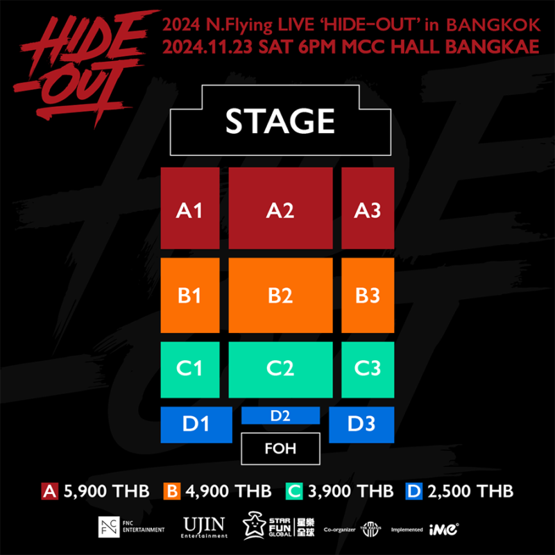 2024 N.Flying LIVE 'HIDE-OUT' in BANGKOK