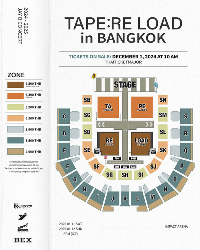 2024-2025 JAY B CONCERT [TAPE: RE LOAD] IN BANGKOK