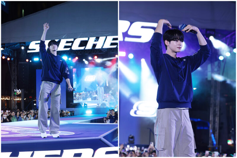 SKECHERS centralwOrld GRAND OPENING With Cha Eun-Woo & Apo Nattawin