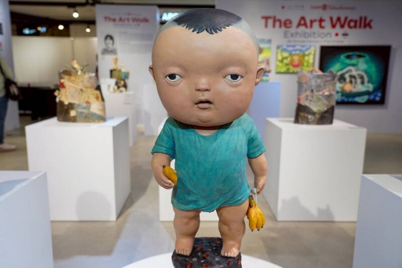 The Art Walk Exhibition by Tomoko Konno x Thai Artists