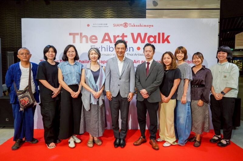 The Art Walk Exhibition by Tomoko Konno x Thai Artists