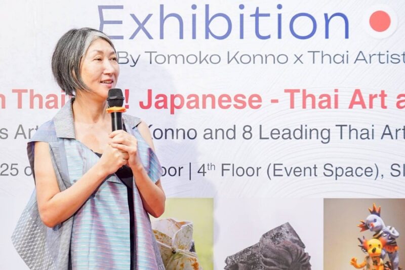 The Art Walk Exhibition by Tomoko Konno x Thai Artists