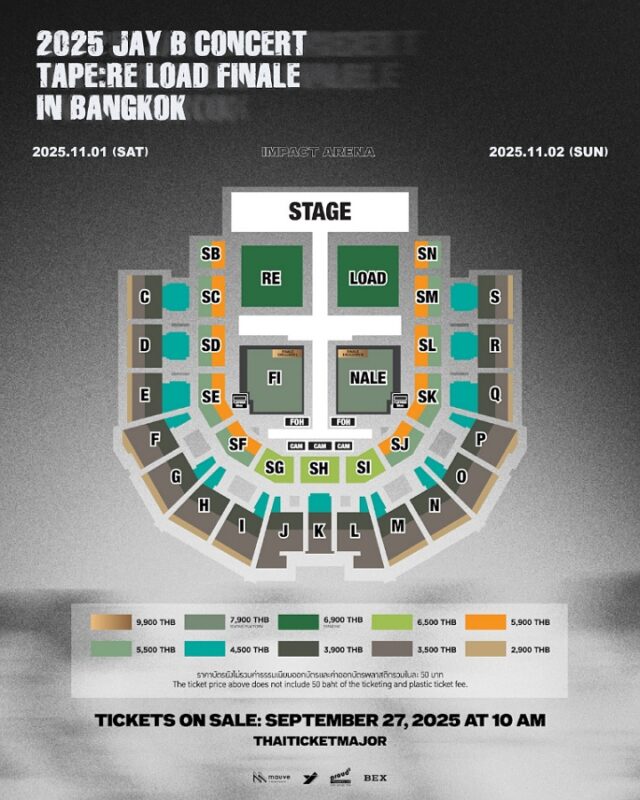 2025 JAY B CONCERT [TAPE:RE LOAD FINALE] IN BANGKOK