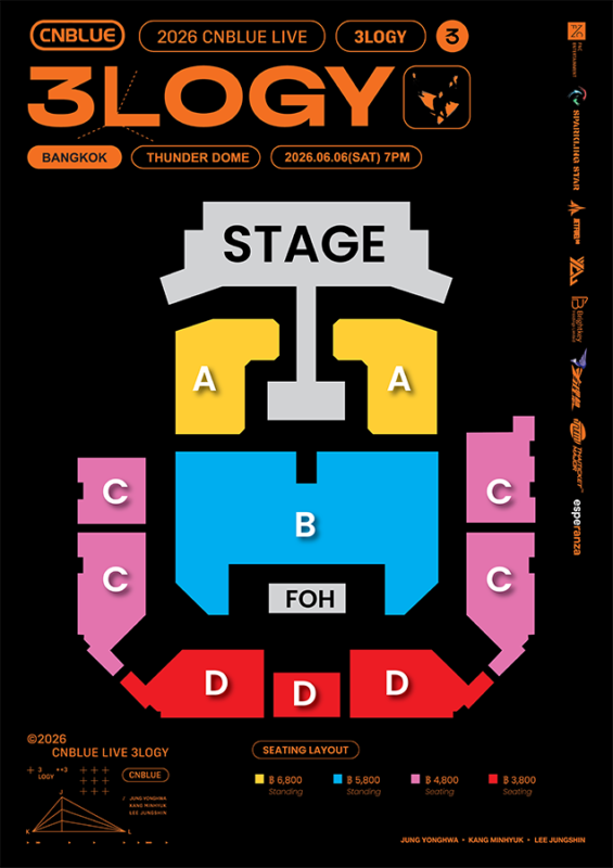 2026 CNBLUE LIVE WORLD TOUR '3LOGY' IN BANGKOK